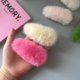 New autumn and winter style fluffy and soft ins big hair clip Korean super fairy plush hair accessories cute girl bb edge clip
