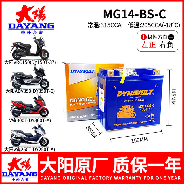 Dayang original ADV150T-36 Dayang V Rui 150T-30C V Rui 300T/ADV350 battery battery
