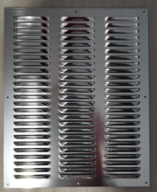 Fish Protection Louver Array Stainless steel aluminum alloy louvers wall chassis equipment van truck ...