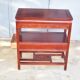 Solid wood sofa side table with drawer Chinese corner table living room tea table telephone table simple small table elm modern coffee table