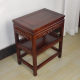 Solid wood sofa side table with drawer Chinese corner table living room tea table telephone table simple small table elm modern coffee table