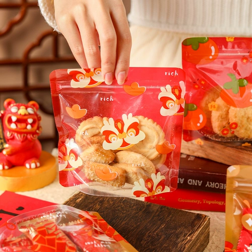 Печенье бисквиты на молнии сумки для пищи прозрачная конфетная печень