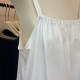 Thirteen women's clothing 2025 spring new Korean layered suspender vest women's temperament layered sleeveless skirt shirt