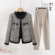 2025 New Middle-aged Mom Autumn Clothes Small Fragrance Jacket Fashionable Middle-aged and Old Women Clothes Spring Small and Short