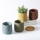 Cement flower pot Nordic style simple creative potted green plants large sandstone large sandstone volcanic stone natural texture
