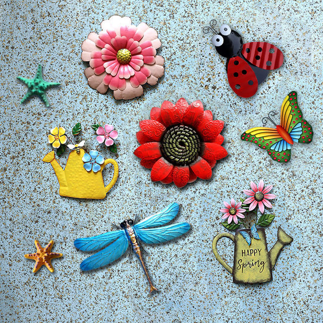 Outdoor garden garden flower kindergarten kindergarten balcony courtyard layout gardening wall landscape decorative flower wall hanging pendant