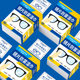 Anti-fog glasses wipes, lens anti-fog cleaning glasses cloth, eye protection