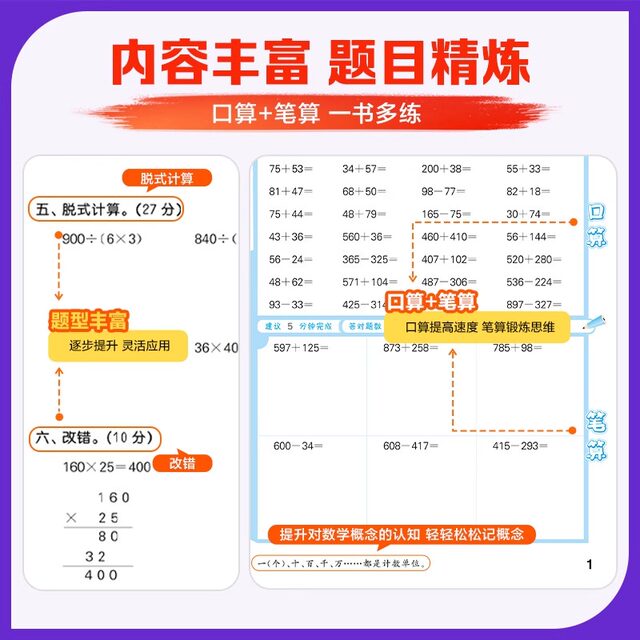 Dangdang.com 2025 Autumn New Version of Oral Absolution Mathematics ...