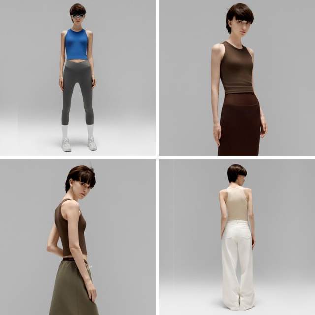 Banana cold leather 5-series vest for women's suspender chest pad top sports inner wear beautiful back new style