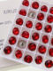 Shijia rhinestones 1088 pointed bottom round Austrian diamond 227 light red nail art jewelry pile drill ball handmade DIY with drill and repair drill
