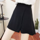 Fat mm plus size half-body short skirt pants summer women 2024 new ruffled a-line skirt versatile wide-leg skirt 200 Jin [Jin equals 0.5 kg]
