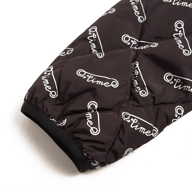 Fat Mrs. Plus Size Women's Winter New Black Letter Pattern Hooded Loose Down Jacket Trendy 822409511