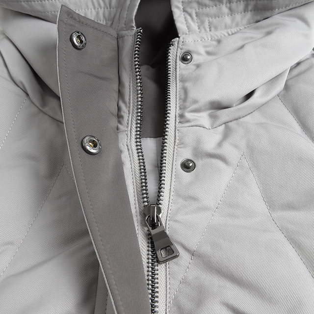 Fat Mrs. Plus Size Women's Clothing Winter New Gray Commuting Plus Fat Mid-Length Down Jacket Hooded Loose 422487310