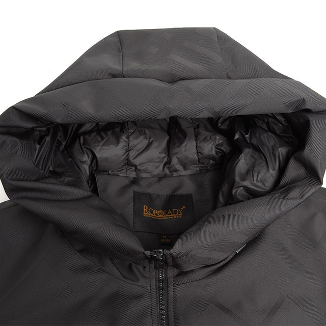 Fat Mrs. Plus Size Women's Winter New Product Mid-Length Loose Hooded Patch Pocket Fashion Down Jacket 521405010