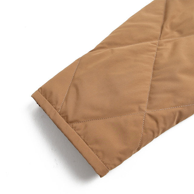 Fat Mrs. Plus Size Women's Winter New Short Gray Commuting Brown Thickened Warm Down Jacket 322488612