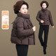 
Small mother's winter down jacket short pleated high-end cotton jacket middle-aged and elderly women's autumn and winter coat