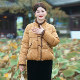 Winter short 90 down jacket for middle-aged and elderly mothers 2025 fashionable foreign style stand collar mink fur national style jacket