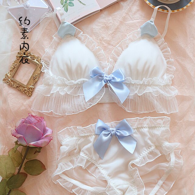 Princess Yosu Cat ~ Sweet and cute, soft, cute cat ear cat underwear girl Japanese pure desire, no steel ring, comfortable