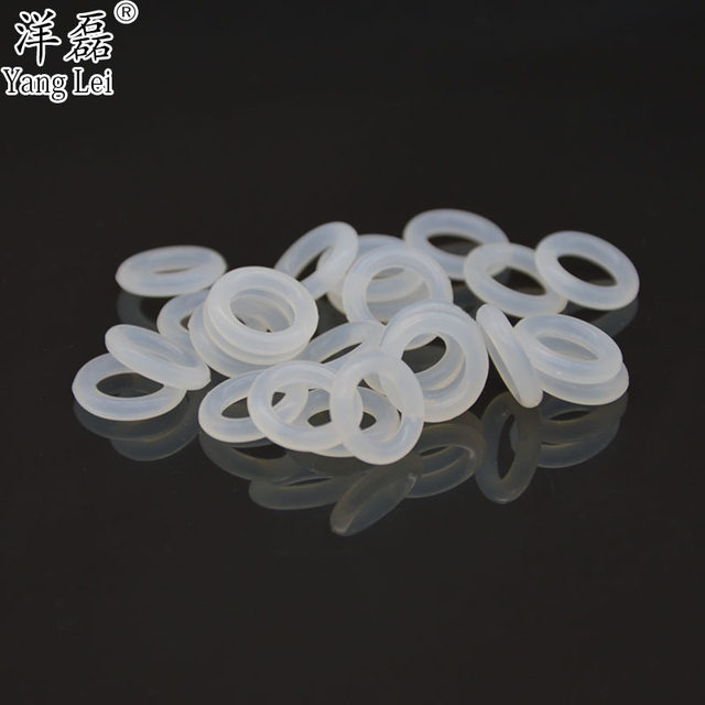 Yang Lei outer diameter 10-200* wire diameter 5/4/3.5mm silicone o-ring seal food grade o-ring high temperature resistance