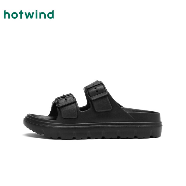 Hot air thick-soled slippers for women 2025 summer new casual beach sandals versatile outside sandals semi-trails for women
