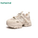 Hot air thick-soled dad shoes for women 2025 spring new versatile sports outdoor casual shoes H42W25116