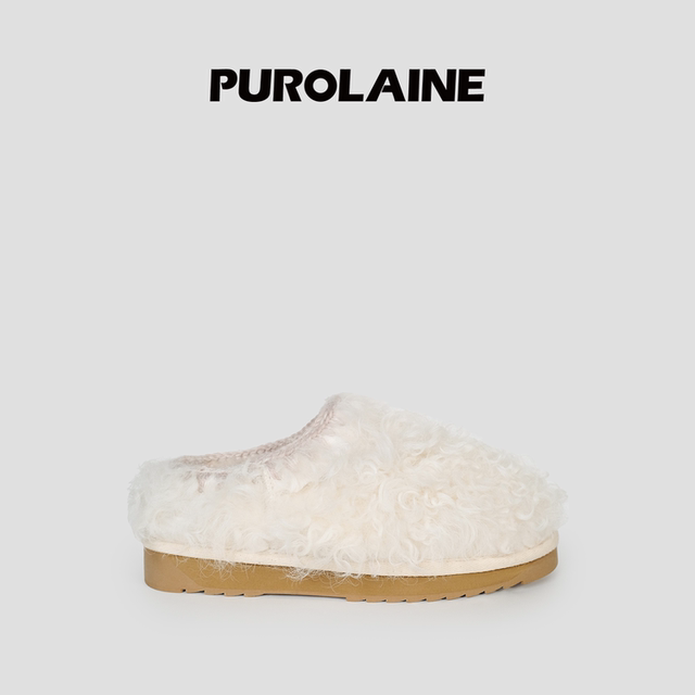 PUROLAINE 2024 Season Limited Snow Boots Sheepskin One-Piece Furry Monster Snow Boots