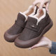 2024 winter plus velvet waterproof women's snow boots old Beijing cloth shoes one foot warm versatile mother thick sole cotton shoes