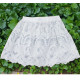 Lace embroidered skirt with versatile small butt curtain cover skirt with gauze skirt sweater with jeans layered artifact skirt