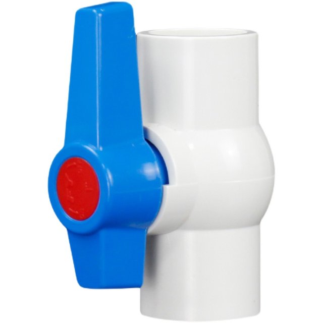 PVC blue handle ball valve switch valve water pipe valve fittings with wire water supply 20 pipe 25 32 50 63