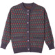 Middle-aged and elderly women's autumn cardigans 60 and 70 years old mother's sweater thickened old lady's wool coat grandma's top clothes