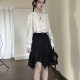 Soft Lucy - Miss - Asymmetrical design sense original niche destroys fishtail a-line skirt