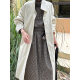 Frosty versatile silhouette stand collar windbreaker for women 2024 autumn lazy style solid color mid-length lace-up jacket top for women