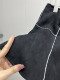 Zipper irregular skirt fashionable new women's high waist autumn and winter slim black design skirt

