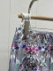 Spring and autumn short skirt summer fashionable skirt print new Korean version retro one step to make you look slim and elegant
