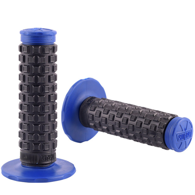 Off-road motorcycle handle rubber cover modified two-color PRO soft handle rubber turn handle cover anti-slip throttle cover grip cover