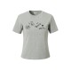 RPB BRAND cat pattern embroidered front shoulder short-sleeved girls T-shirt new popular slim short top