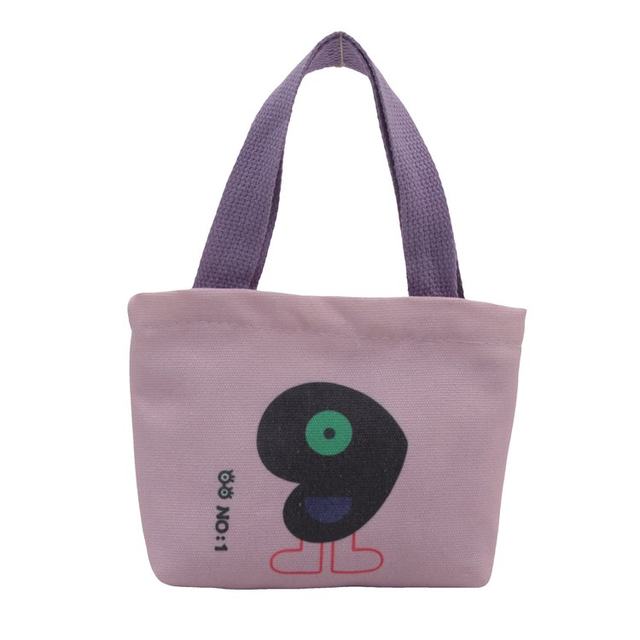 Walking bag, mini cloth bag, hand-held tote bag, canvas handbag, women's bag, small mother bag, mother and baby outing