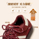 Gomeqi Shopping Mall's same style retro moral training shoes for women 2025 winter new double shoelace sherpa casual sneakers