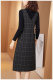 Small fragrance style autumn and winter wool slim V-neck sleeveless vest skirt bottom vest skirt versatile mid-length strap dress