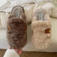 Film Women's Winter Retro Wind Warm Mao Mao Mao Shoes INS tide couple confinement soft bottom shoes home anti -slippers