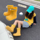 Slim strips, fashionable and fashionable ins trendy waterproof drawstring tie-up rain boots for women, all seasons, universal parent-child water boots, rain boots