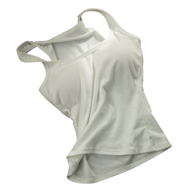 KBRA comic chest expansion vest female summer thin slim inside and outside wearing small breasts showed big breast pads undergoing