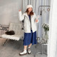 vogana Cannes large size original Korean style age-reducing jacket fashionable fake two-piece spliced ​​warm quilted cotton coat