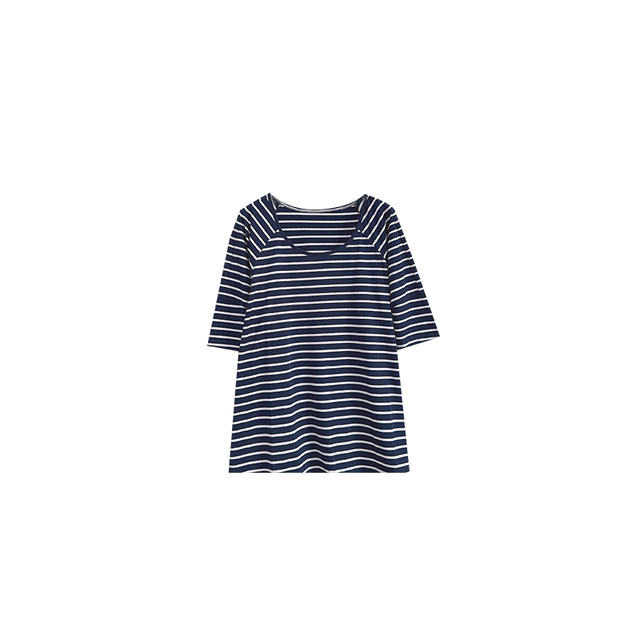 Vogana Cannes Large size original ROW wind minimal, casual loose, loose cocoon short -sleeved cotton T -shirt summer