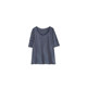 Vogana Cannes Large size original ROW wind minimal, casual loose, loose cocoon short -sleeved cotton T -shirt summer