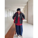 VOGANA Cannes home large size women's clothing early spring street yuppie style tearing denim clothes loose and cover meat to make it look slimming jacket