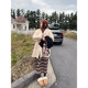 Vogana Cannes Family Large -size Original Winter Discretional Aesthetic Broqually Best Bellying Belly Belly Warm Covered Knit Dress

