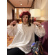 Vogana Cannes Large size original Miao Feng's obedient brand top, wooden ear ear embroidered thickened warm baby shirt