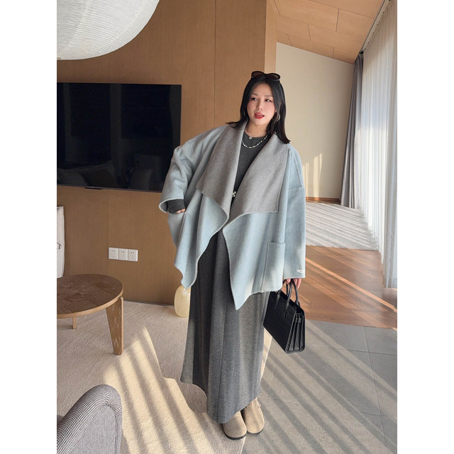 
row minimalist style paper skirt solid color loose slimming A-line dress