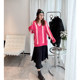 vogana Cannes home large size original autumn and winter retro loose slimming mid-length skirt for flesh-covering A-line skirt
